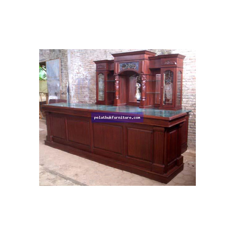 Bar with green marble top Indonesia Furniture